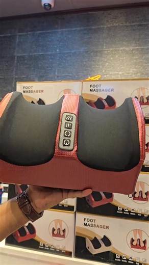 Stiff, swollen, or tired feet? This massager targets pressure points with powerful kneading gentle heat vibration, helping reduce soreness fast. Use it while watching TV, reading, or before bed — your nightly relaxation ritual starts here 🌙✨ | Omar Bazaar