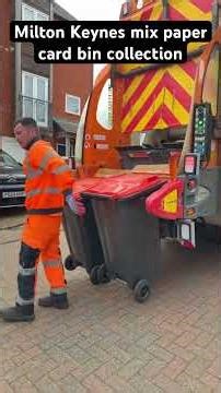 Milton Keynes collecting paper card bin