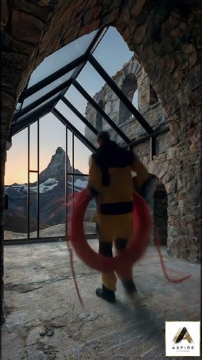 12th Century Monastery Transformed Glass Ceiling & Matterhorn Views