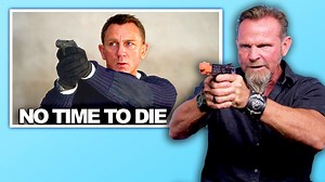 Firearms expert Patrick McNamara rates gun technique in movies. McNamara talks about recovering ammo on the battlefield in "John Wick: Chapter 2," starring Keanu Reeves, Laurence Fishburne, and Common. He explains how to handle different types of machine guns in "Rambo: First Blood Part II," starring Sylvester Stallone; and "Pulp Fiction," starring John Travolta, Samuel L. Jackson, and Bruce Willis. He critiques James Bond's shooting form in "Die Another Day," starring Pierce Brosnan, Halle Berr