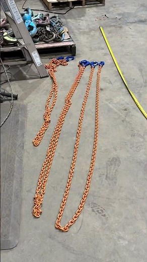 Let's build 4 matching 9x32" chain slings