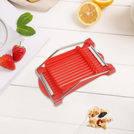 [new] Easypress Food Slicer Easy Food Slicer Speed Luncheon Meat Slicer Butter Cutter Slicer Single Stick Stainless Steel Wire Meat Cutter Boiled Egg Fruit Soft Cheese Slicer Cutter - Walmart.ca
