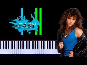 Bon Jovi - Bed Of Roses Easy Piano Tutorial