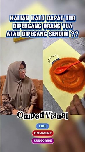 Kalian Kalo Dapat THR Suka Dipengang Orang Tua Gak ?? #shortsfeed #ompedvisual #lucu #viral #komedi