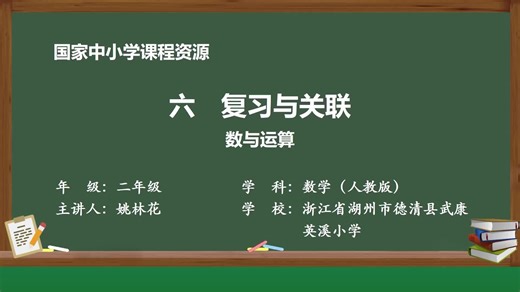 新人教版二上精品课件 数与运算