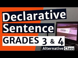 Declarative Sentence - English Grade 3 and Grade 4