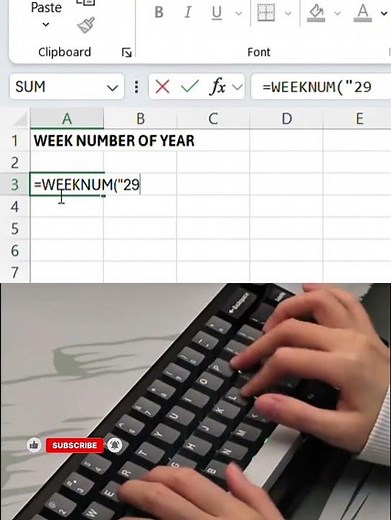 Stop Counting Weeks Manually—Excel’s Got You! #excel #spreadsheetmagic #microsoftexcel #exceltricks