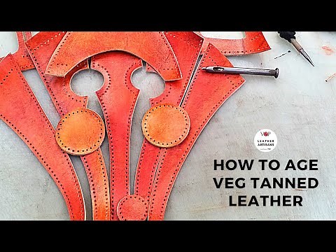 How to Age Veg Tanned Leather by V&P Leather Artisans