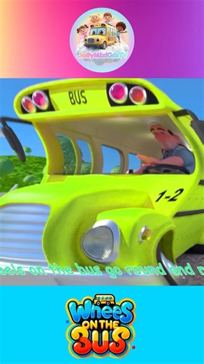 🚍 [1 MINUTE LOOP] Wheels on the Bus Sound Variations Remix 🎶 | Sing Along Version | JollyMixKidsTv