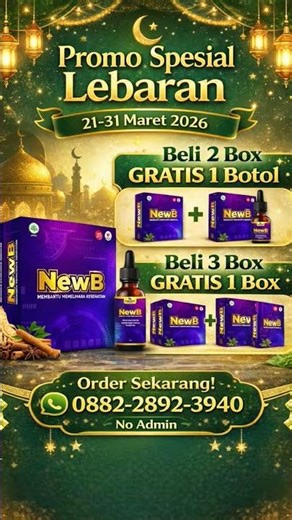 Spesial promo lebaran. NewB Brainking solusinya TELAT BICARA TELAT JALAN CEREBRAL PALSY hiperaktif