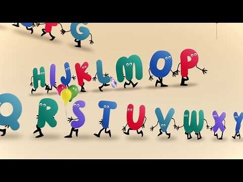 ABC Song with animation male vocal