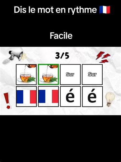 Dis le mot en rythme : Challenge de Rythme Facile