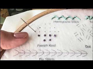 How to do french knot step by step?