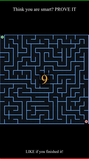 Maze Puzzle for improve focus | Can You Solve? #shorts