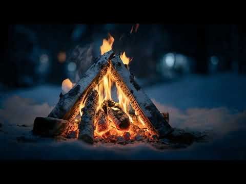10 Hours Cozy Campfire 🔥 Crackling Fire Sounds for Deep Sleep & Relaxation