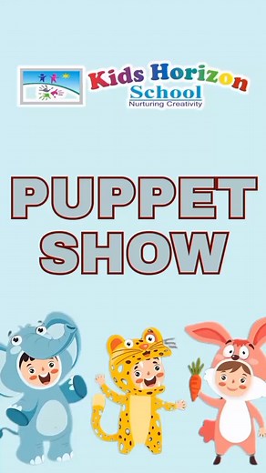 🎭✨ Puppet Magic at Kids Horizon Preschool! ✨🎭 Our little stars were captivated by a fun and interactive puppet show that brought stories to life! 🌈🧸 It was a joyful session filled with laughter, learning, and imagination. 💫 Puppet shows help children build language skills, emotional expression, and creative thinking — all while having fun! #PuppetShow #KidsHorizonPreschool #ImaginativePlay #StoryTimeFun #PreschoolMagic #InteractiveLearning #CreativeMinds #LittleLearners #EarlyChildhoodEduca