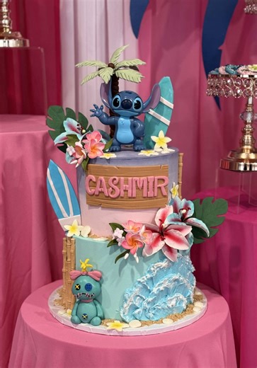 Lilo & Stitch Themed Birthday Cake Design