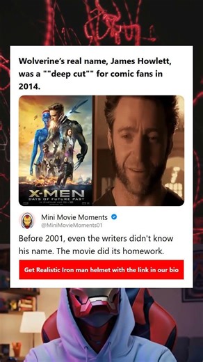 Wolverines real name James Howlett was a deep cut for comic fans in 2014