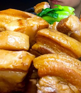 圧力鍋で美味しい角煮沢山作りました！ #asmr #咀嚼音 #eatingshow #飯テロ #角煮