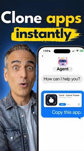 Instantly copy apps with AI