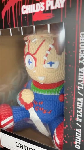 Jumbo Chucky handmade by robots figure #unboxing #horror #chucky