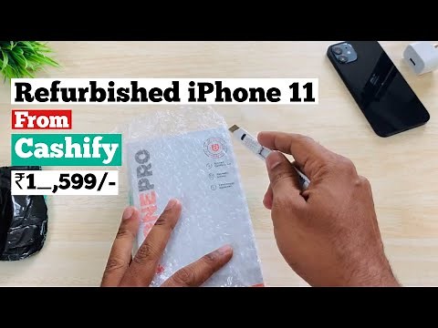 Refurbished iPhone 11 from Cashify 😕 | Fair Condition ₹1_,599/-