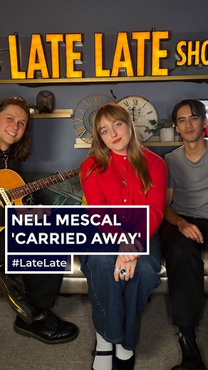 11K views · 70 reactions | The way we’ve had @nellmescal on REPEAT since Friday night ‍ We got to enjoy another backstage performance from her before the show, as she sang ‘Carried Away’  #LateLate | The Late Late Show | Facebook