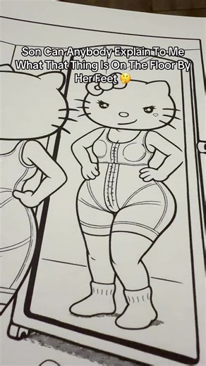 What is that? #hellokitty #hellokittylover #ghettokitty #coloringbook #adultcoloringbook