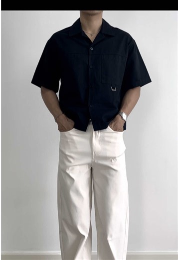 Boxy Cropped Polo & Wide Leg Trousers for Men — Styling Guide