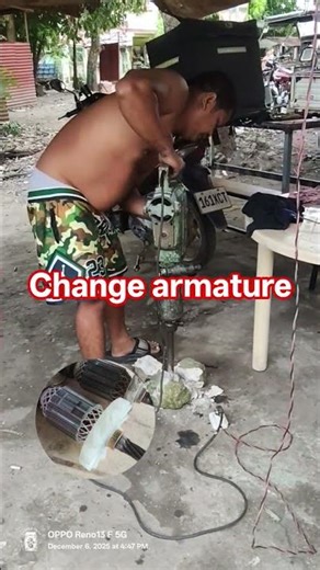 #Demolition chipping gun ,replace artmature