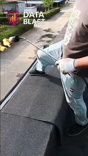 Terrace Waterproofing Mat Installation! Leak-Proof Process #shorts