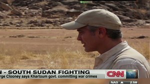 George Clooney returns from Sudan