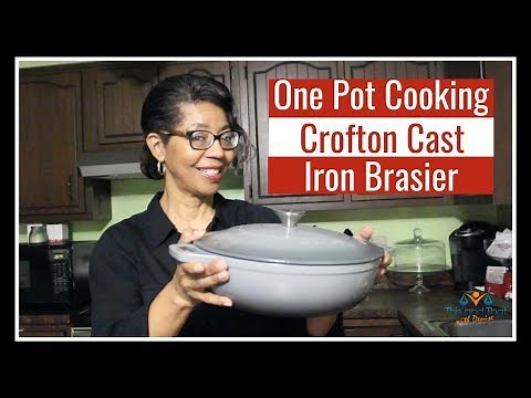 Crofton Cast Iron Braiser Review | One Pot Cooking Challenge | #onepotcookingchallenge