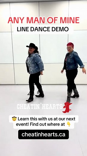 Any Man of Mine Line Dance Demo Tutorial