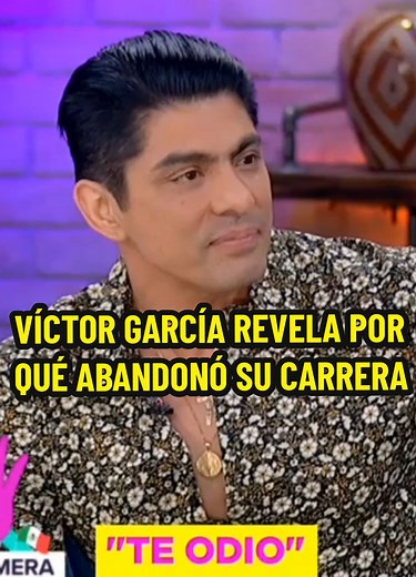 #VíctorGarcía revela por qué abandonó su carrera musical | #DPM @Deprimeramanoitv ¡No te pierdas #DePrimeraMano 👌🏻 de lunes a viernes 3:00 pm por el 3.1 de #ImagenTelevisión!