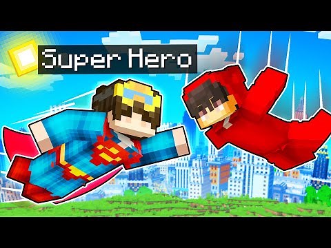 Becoming a SUPERHERO in Minecraft!
