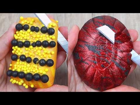 Relaxing Soap Cutting ASMR. Satisfying Soap and lipstick cutting. Corte de jabón - 1241
