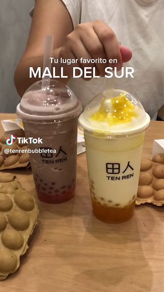 Experiencia Premium con Bubble Tea y Bubble Waffles en Ten Ren's Tea Mall del Sur