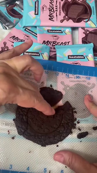 MrBeast chocolate Squid Game candy test