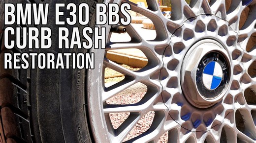 Watch me rescue these battered BMW E30 BBS wheels!