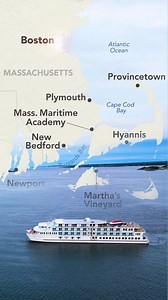 "The Cape Codder” Cruise explores the charming beach towns that adorn the ports featured in famous New England coast. | American Cruise Lines