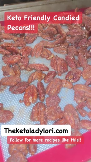 4K views · 59 reactions | Keto Lady Candied Pecans Ingredients:- 2.5...