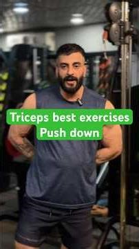 Triceps best exercises Push down ✅ @Jayram2.o #bodybuilding #tricepsworkout #youtubeshort
