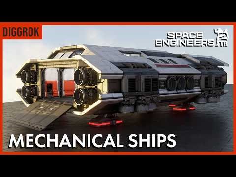 Mechanical Ships Are Here // Space Engineers 2 Manta Freighter