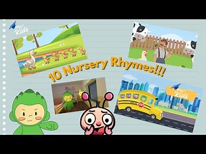 10 Popular Nursery Rhymes Compilation | Sing Along with Wow!!Kids