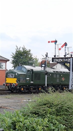 Class 37 at Kidderminster, SVR