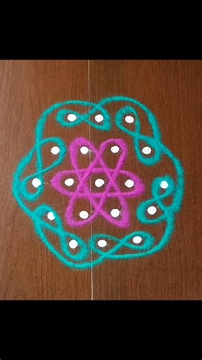 5*3daily kolam # Simple and easy kolam for beginners & pulli kolam