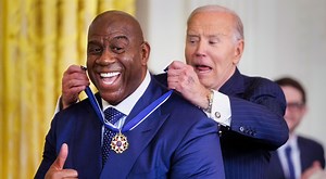 Lakers Legend Magic Johnson Breaks Silence After Receiving Presidential Medal Of Freedom From Joe Biden