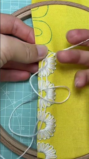 How to embroider a tablecloth border simply but beautifully #crafts #diy #diycrafts