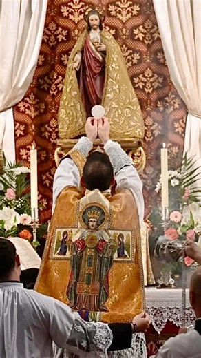 The Eucharist is the Source and Summit of the Catholic Faith #eucharist #catholicmass